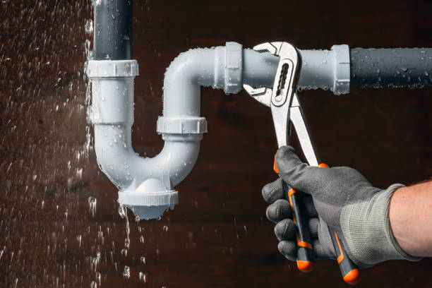 Professional Emergency Plumber technician working in Edinburgh, IN